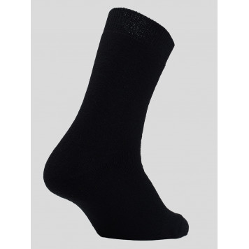 Набор из 10 пар классических черных махровых носков -4