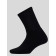 Набор из 10 пар классических черных махровых носков с широкой резинкой